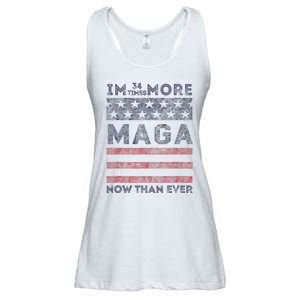 IM 34 Times More Maga Now Than Ever Felon Trump 2024 Ladies Essential Flowy Tank