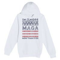 IM 34 Times More Maga Now Than Ever Felon Trump 2024 Premium Pullover Hoodie