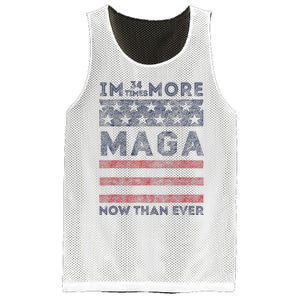 IM 34 Times More Maga Now Than Ever Felon Trump 2024 Mesh Reversible Basketball Jersey Tank