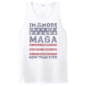 IM 34 Times More Maga Now Than Ever Felon Trump 2024 PosiCharge Competitor Tank