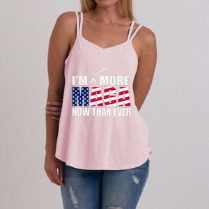 IM 34 Times More Maga Now Than Ever Felon Trump 2024 Women's Strappy Tank