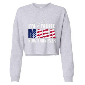 IM 34 Times More Maga Now Than Ever Felon Trump 2024 Cropped Pullover Crew