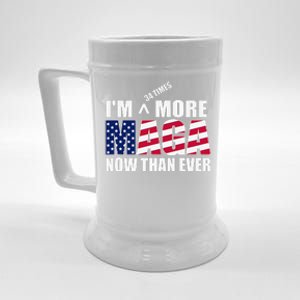 IM 34 Times More Maga Now Than Ever Felon Trump 2024 Beer Stein