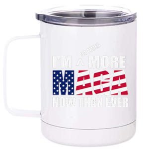 IM 34 Times More Maga Now Than Ever Felon Trump 2024 12 oz Stainless Steel Tumbler Cup