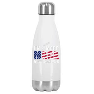 IM 34 Times More Maga Now Than Ever Felon Trump 2024 Stainless Steel Insulated Water Bottle