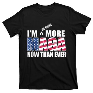 IM 34 Times More Maga Now Than Ever Felon Trump 2024 T-Shirt