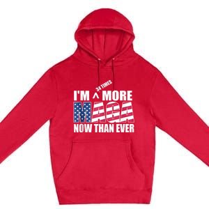 IM 34 Times More Maga Now Than Ever Felon Trump 2024 Premium Pullover Hoodie