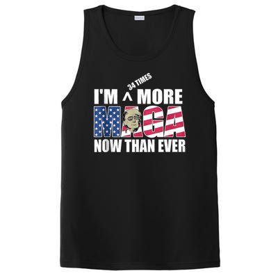 IM 34 Times More Maga Now Than Ever Felon Trump 2024 PosiCharge Competitor Tank