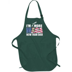 IM 34 Times More Maga Now Than Ever Felon Trump 2024 Full-Length Apron With Pockets