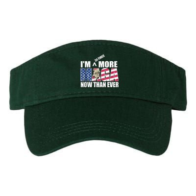 IM 34 Times More Maga Now Than Ever Felon Trump 2024 Valucap Bio-Washed Visor