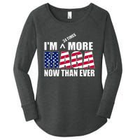 Im 34 Times More Maga Now Than Ever Women's Perfect Tri Tunic Long Sleeve Shirt