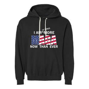 I’M 34 Times More Maga Now Than Ever Garment-Dyed Fleece Hoodie