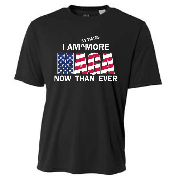 I’M 34 Times More Maga Now Than Ever Cooling Performance Crew T-Shirt