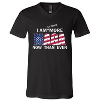 I’M 34 Times More Maga Now Than Ever V-Neck T-Shirt