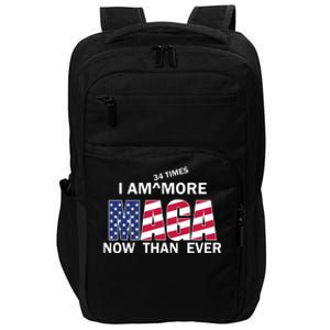 I’M 34 Times More Maga Now Than Ever Impact Tech Backpack