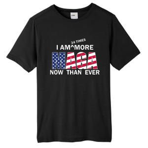 I’M 34 Times More Maga Now Than Ever Tall Fusion ChromaSoft Performance T-Shirt