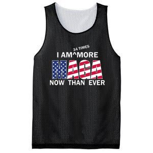 I’M 34 Times More Maga Now Than Ever Mesh Reversible Basketball Jersey Tank