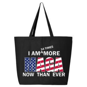 I’M 34 Times More Maga Now Than Ever 25L Jumbo Tote