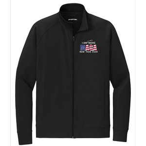 I’M 34 Times More Maga Now Than Ever Stretch Full-Zip Cadet Jacket