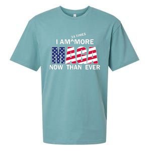 I’M 34 Times More Maga Now Than Ever Sueded Cloud Jersey T-Shirt