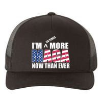 IM 34 Times More Maga Now Than Ever Felon Trump 2024 Yupoong Adult 5-Panel Trucker Hat