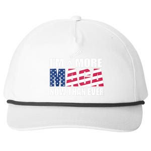 IM 34 Times More Maga Now Than Ever Felon Trump 2024 Snapback Five-Panel Rope Hat