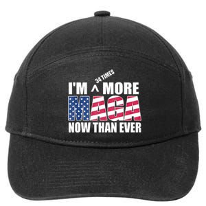 IM 34 Times More Maga Now Than Ever Felon Trump 2024 7-Panel Snapback Hat