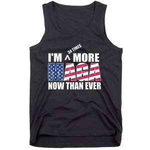 IM 34 Times More Maga Now Than Ever Felon Trump 2024 Tank Top