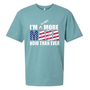 IM 34 Times More Maga Now Than Ever Felon Trump 2024 Sueded Cloud Jersey T-Shirt