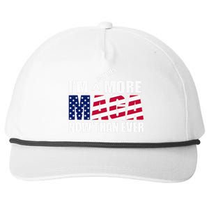 IM 34 Times More Maga Now Than Ever Felon Trump 2024 Snapback Five-Panel Rope Hat