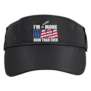 IM 34 Times More Maga Now Than Ever Felon Trump 2024 Adult Drive Performance Visor