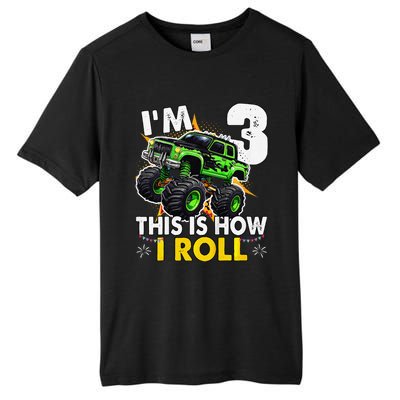 IM 3 This Is How I Roll Monster Truck 3rd Birthday Tall Fusion ChromaSoft Performance T-Shirt