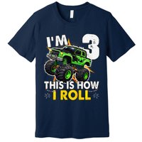 IM 3 This Is How I Roll Monster Truck 3rd Birthday Premium T-Shirt