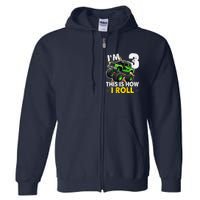 IM 3 This Is How I Roll Monster Truck 3rd Birthday Full Zip Hoodie