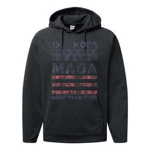 IM 34 Times More Maga Now Than Ever Felon Trump 2024 Performance Fleece Hoodie