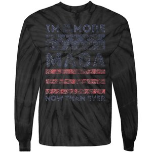 IM 34 Times More Maga Now Than Ever Felon Trump 2024 Tie-Dye Long Sleeve Shirt