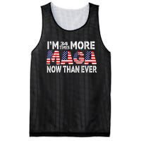 Im 34 Times More Maga Now Than Ever Felon Trump 2024 Mesh Reversible Basketball Jersey Tank