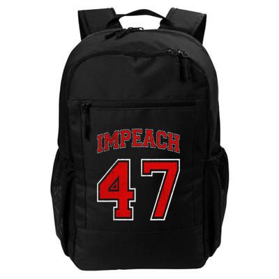 Impeach 47 Anti Trump Not My President Backpack