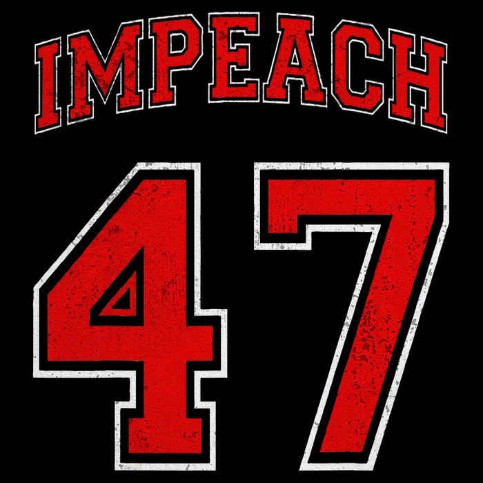 Impeach 47 Anti Trump Not My President Drawstring Bag