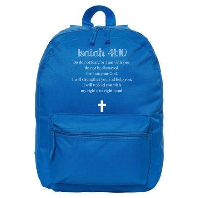 Isaiah 4110 Bible Verse Scripture Christians 16 in Basic Backpack