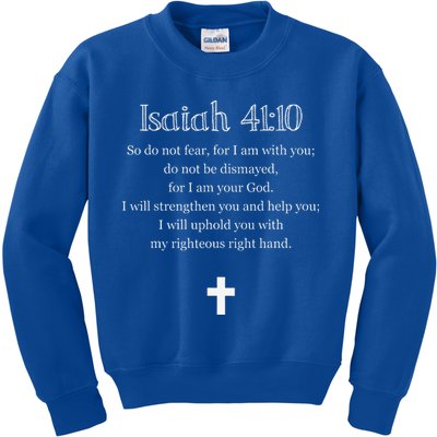 Isaiah 4110 Bible Verse Scripture Christians Kids Sweatshirt