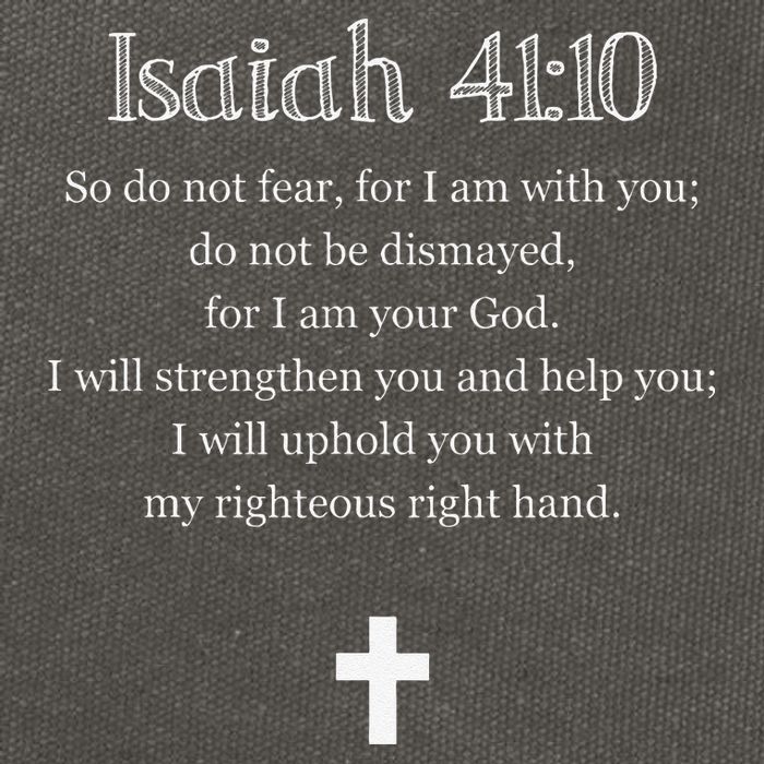 Isaiah 4110 Bible Verse Scripture Christians Cotton Canvas Backpack