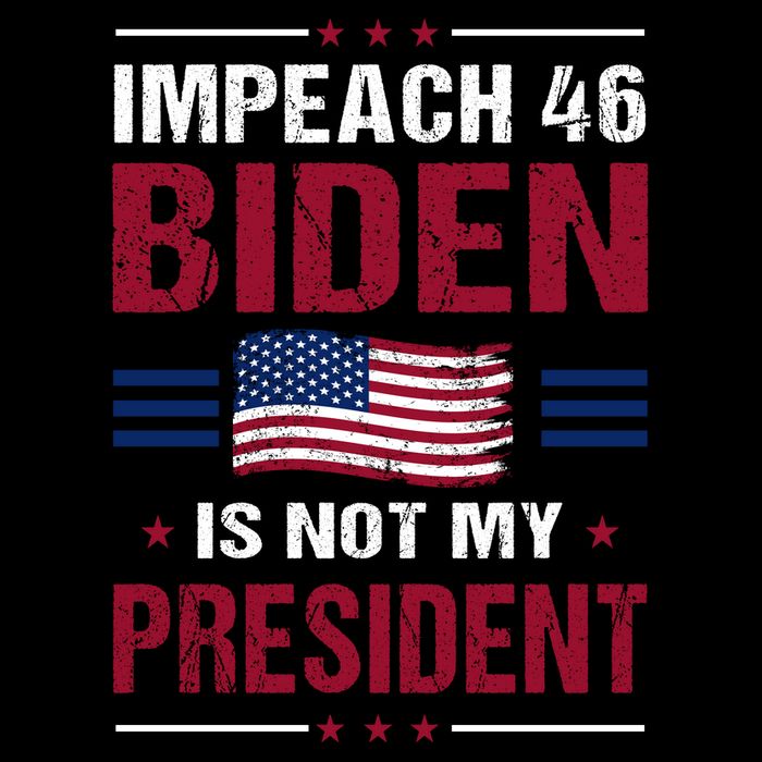 Impeach 46 Biden Is Not My President Anti Joe Biden Apron