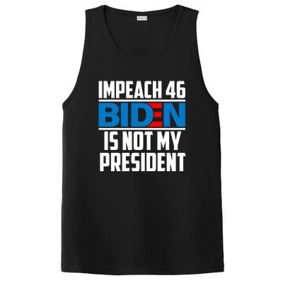 Impeach 46 Biden Is Not My President Anti Joe Biden PosiCharge Competitor Tank