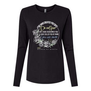 Isaiah 43:1 Bible Verse Do Not Fear Womens Cotton Relaxed Long Sleeve T-Shirt