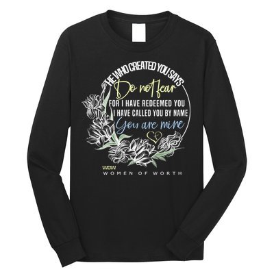 Isaiah 43:1 Bible Verse Do Not Fear Long Sleeve Shirt