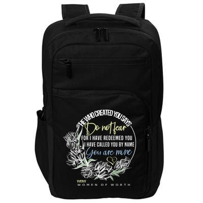 Isaiah 43:1 Bible Verse Do Not Fear Impact Tech Backpack