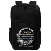 Isaiah 43:1 Bible Verse Do Not Fear Impact Tech Backpack
