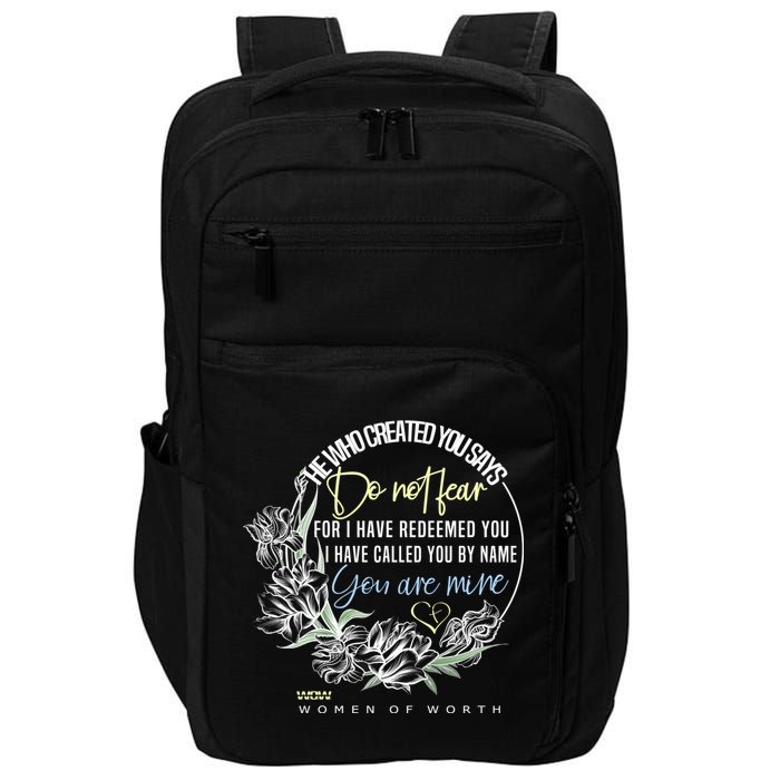 Isaiah 43:1 Bible Verse Do Not Fear Impact Tech Backpack