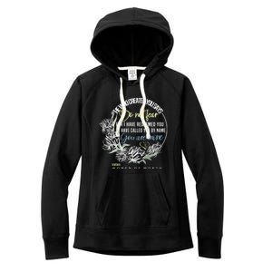 Isaiah 43:1 Bible Verse Do Not Fear Women's Fleece Hoodie